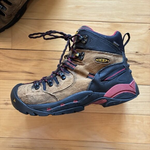 Keen Utility Men\'s Pittsburgh Steel Toe Waterproof Hiker Workshoe Brown Sz 9.5D main image 6